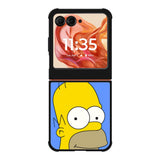 Homer Simpsons Motorola Moto Razr 2025/2024 , Moto Razr 60/50 Case BC2138