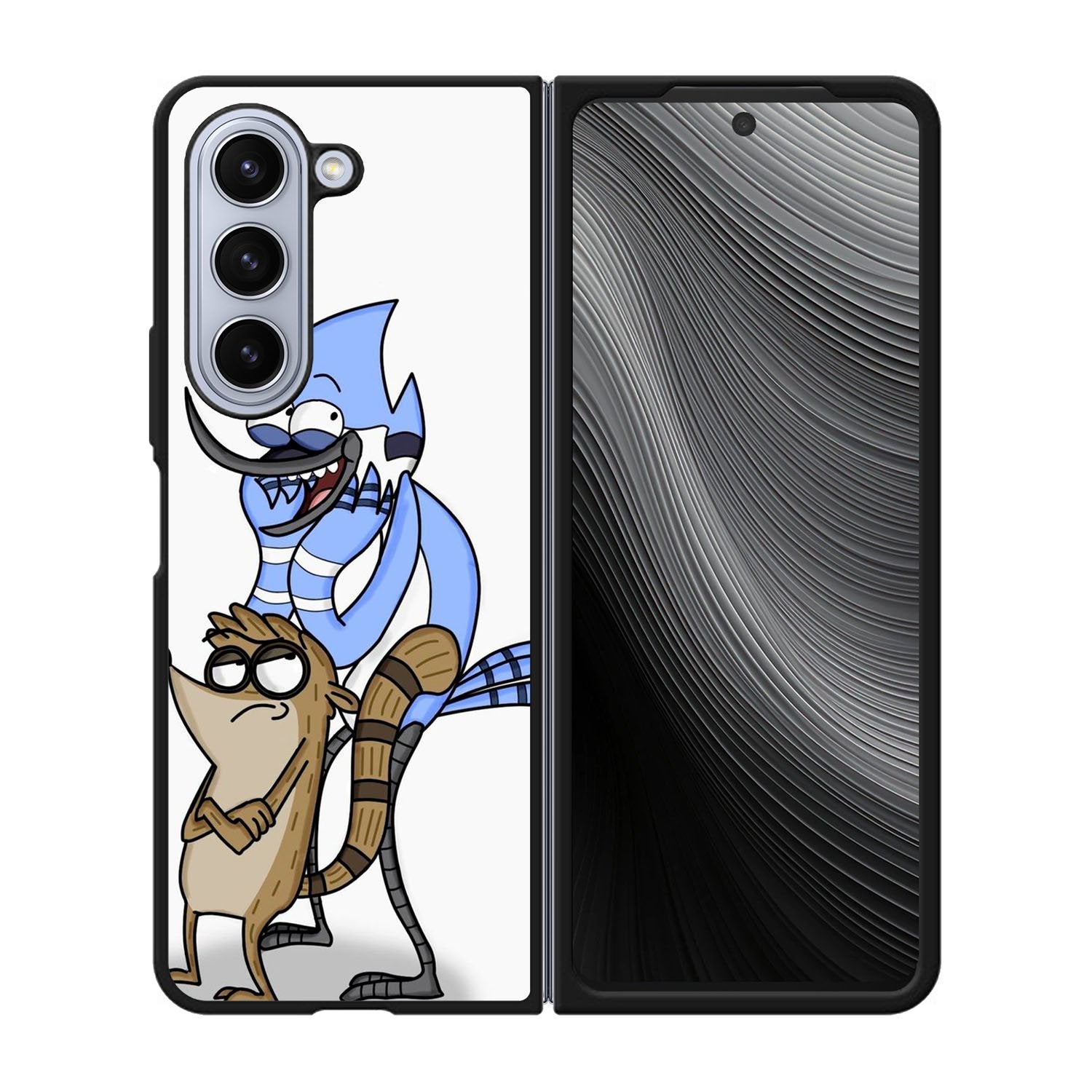 Mordecai Rigby Regular Show Case Samsung Galaxy z Fold 5 5G BC2075