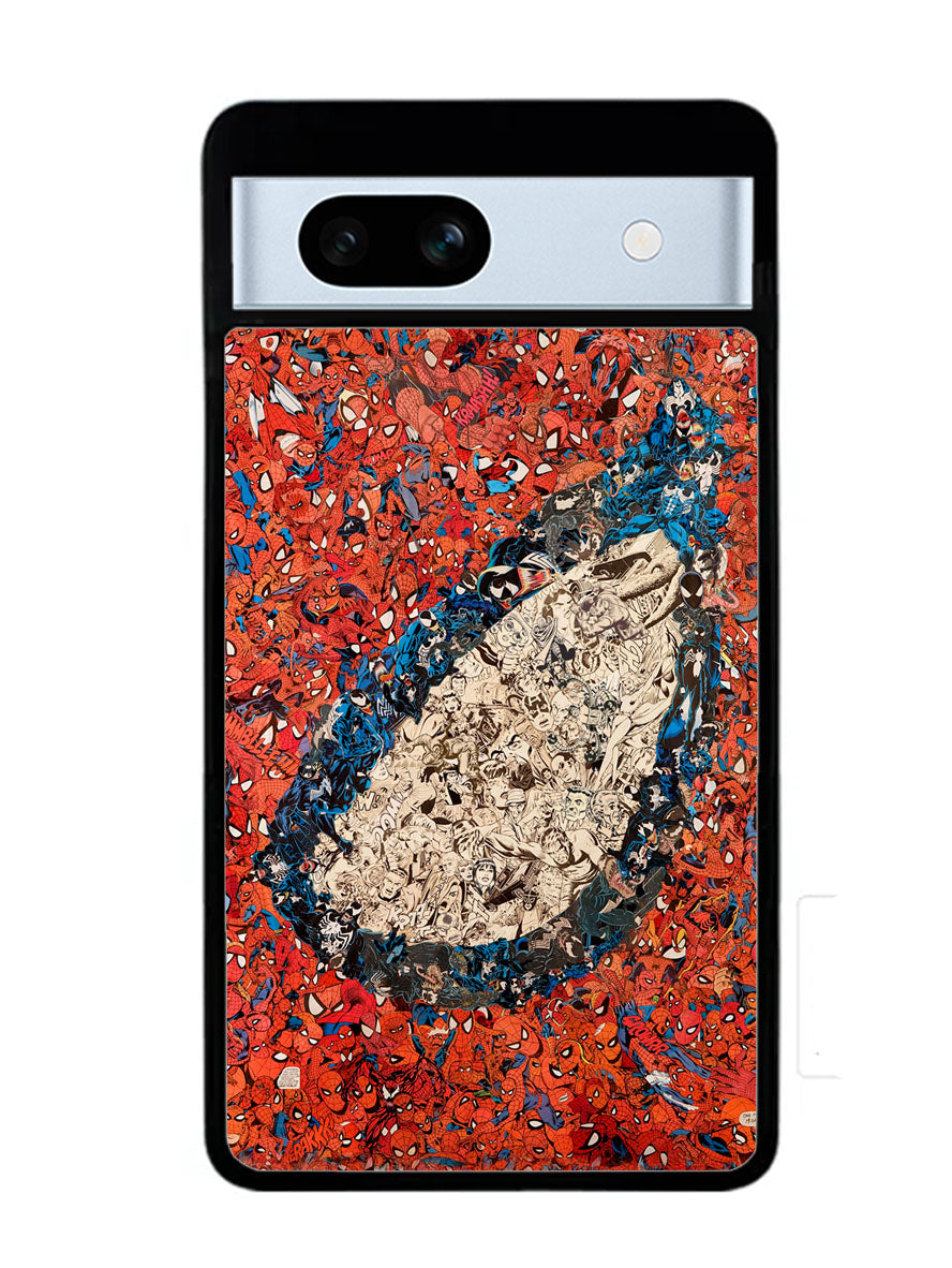 Spiderman Eye Collage Marvel Avengers Google Pixel 7A Case