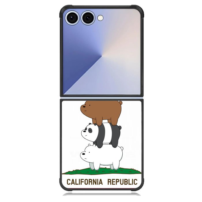 We Bare Bears California Republic Samsung Galaxy Z Flip 7 Case BC1994