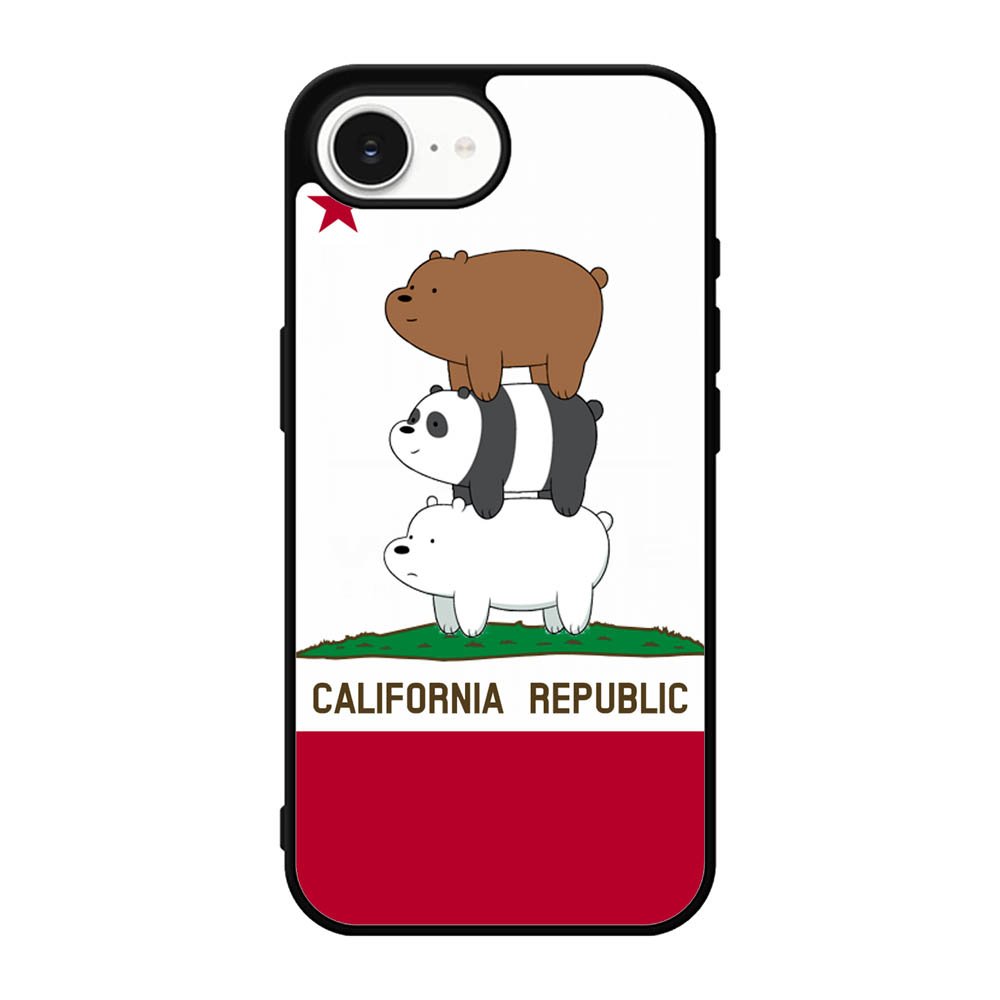 We Bare Bears California Republic iPhone 16e Case BC1994