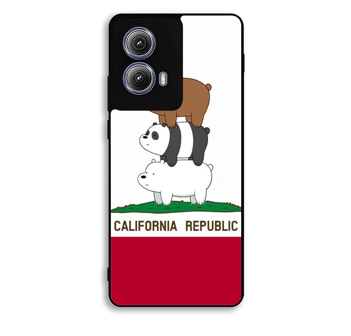 We Bare Bears California Republic Motorola Moto Edge 2024 Case BC1994