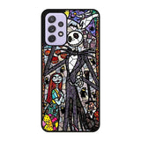 Nightmare Before Christmas Art Glass Samsung Galaxy A23 5G Case BC2090