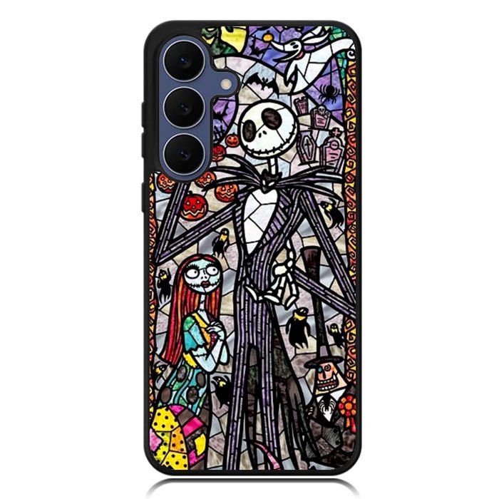 Nightmare Before Christmas Art Glass Samsung Galaxy S25 FE Case BC2090
