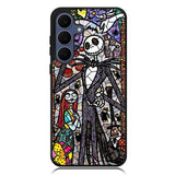 Nightmare Before Christmas Art Glass Samsung Galaxy S25 FE Case BC2090