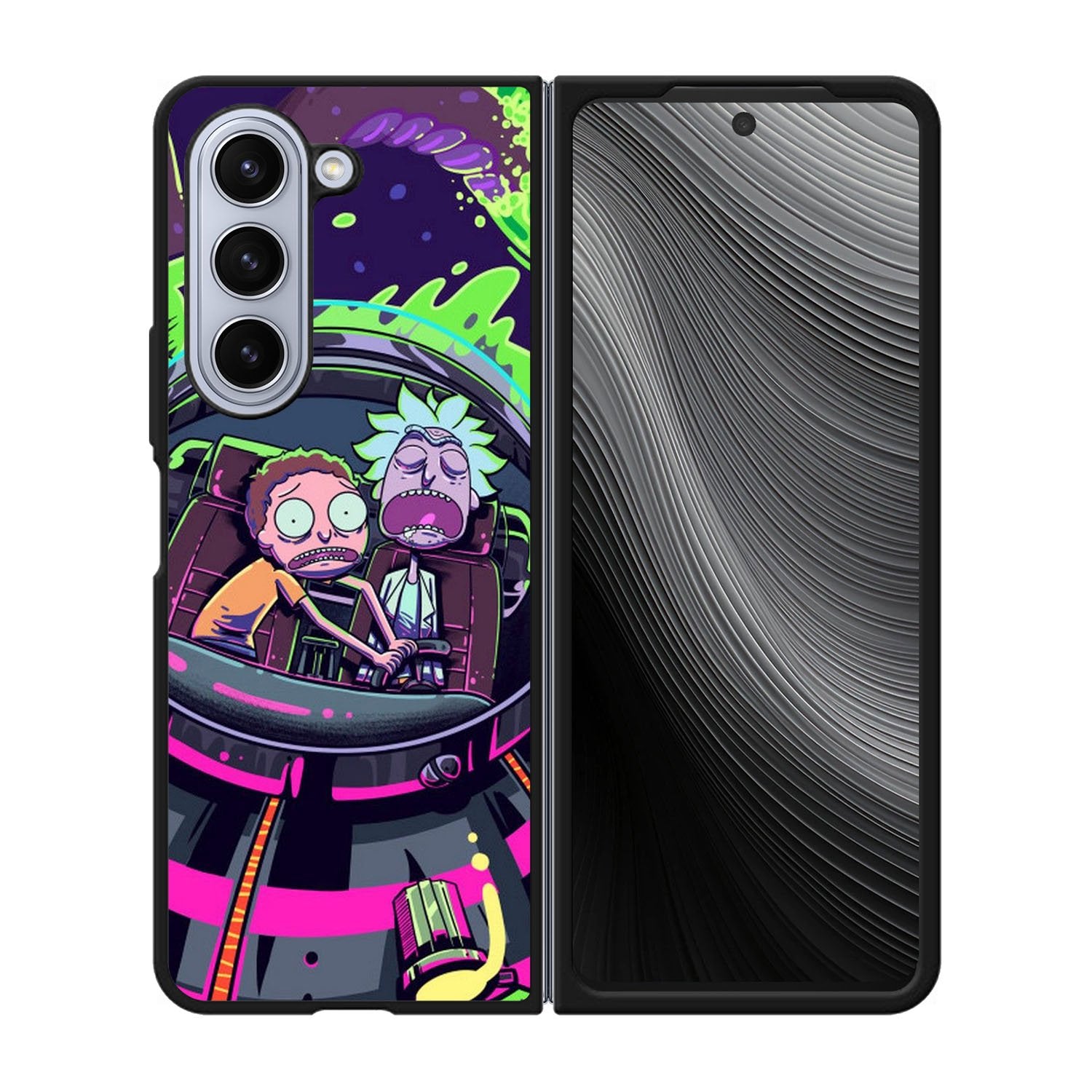 Rick n Morty Scary Case Samsung Galaxy z Fold 5 5G BC2045