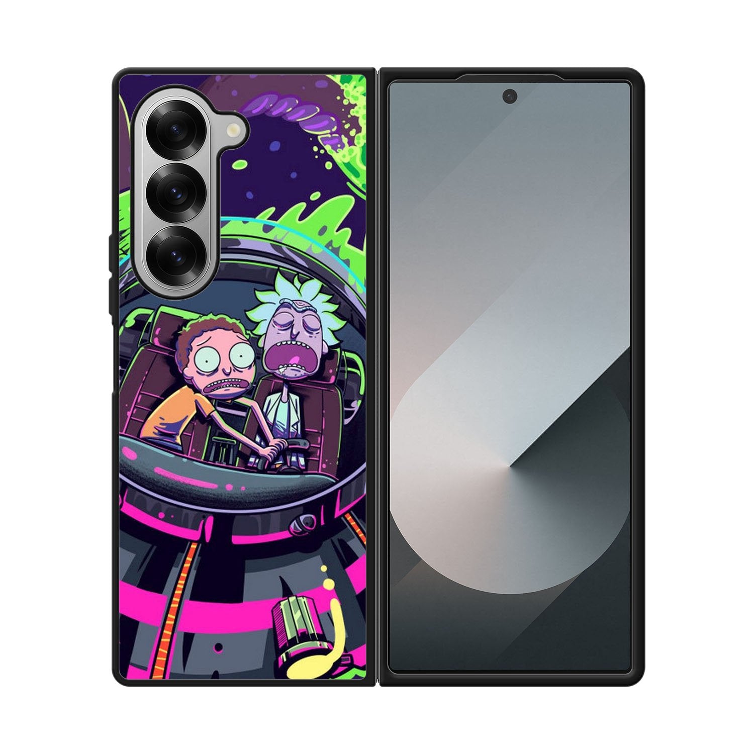 Rick n Morty Scary Case Samsung Galaxy Z Fold 6 5G BC2045