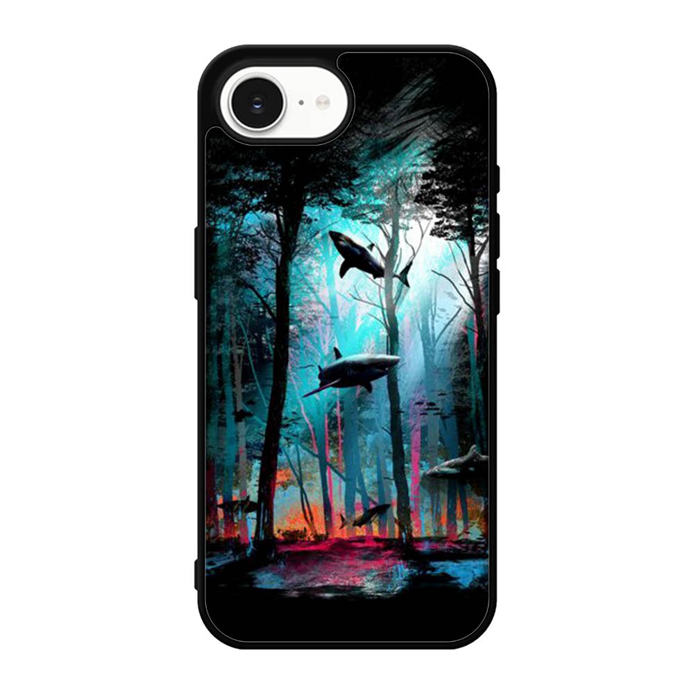 Shark Forest iPhone 16e Case BC2052