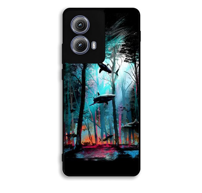 Shark Forest Motorola Moto Edge 2024 Case BC2052