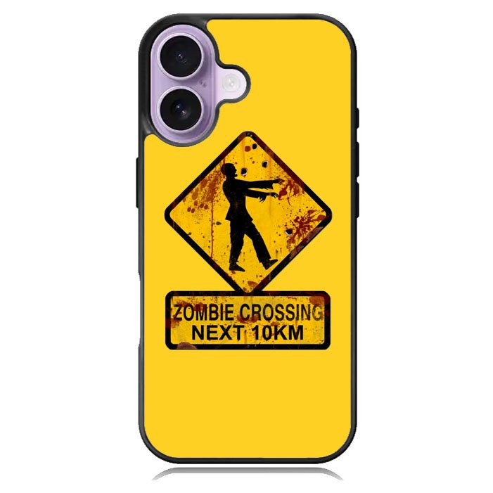 Zombie Crossing Sign iPhone 17 Case BC1977