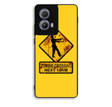 Zombie Crossing Sign Motorola Moto Edge 2024 Case BC1977