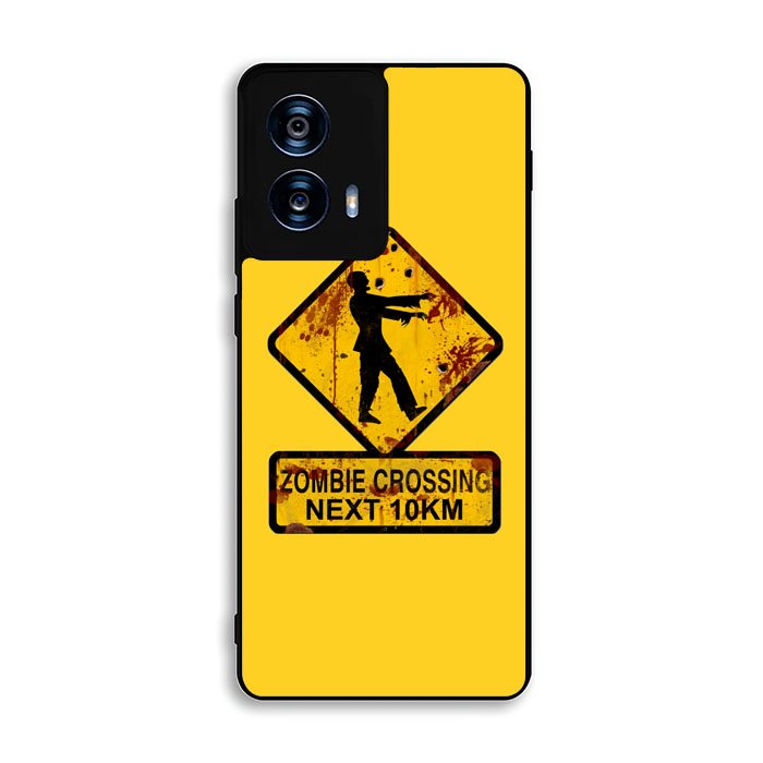 Zombie Crossing Sign Motorola Moto G Power 5G 2024 Case BC1977