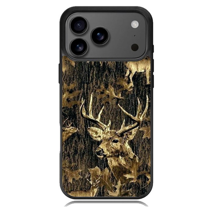 Deer Hunting Camo iPhone 17 Pro Case BC2193