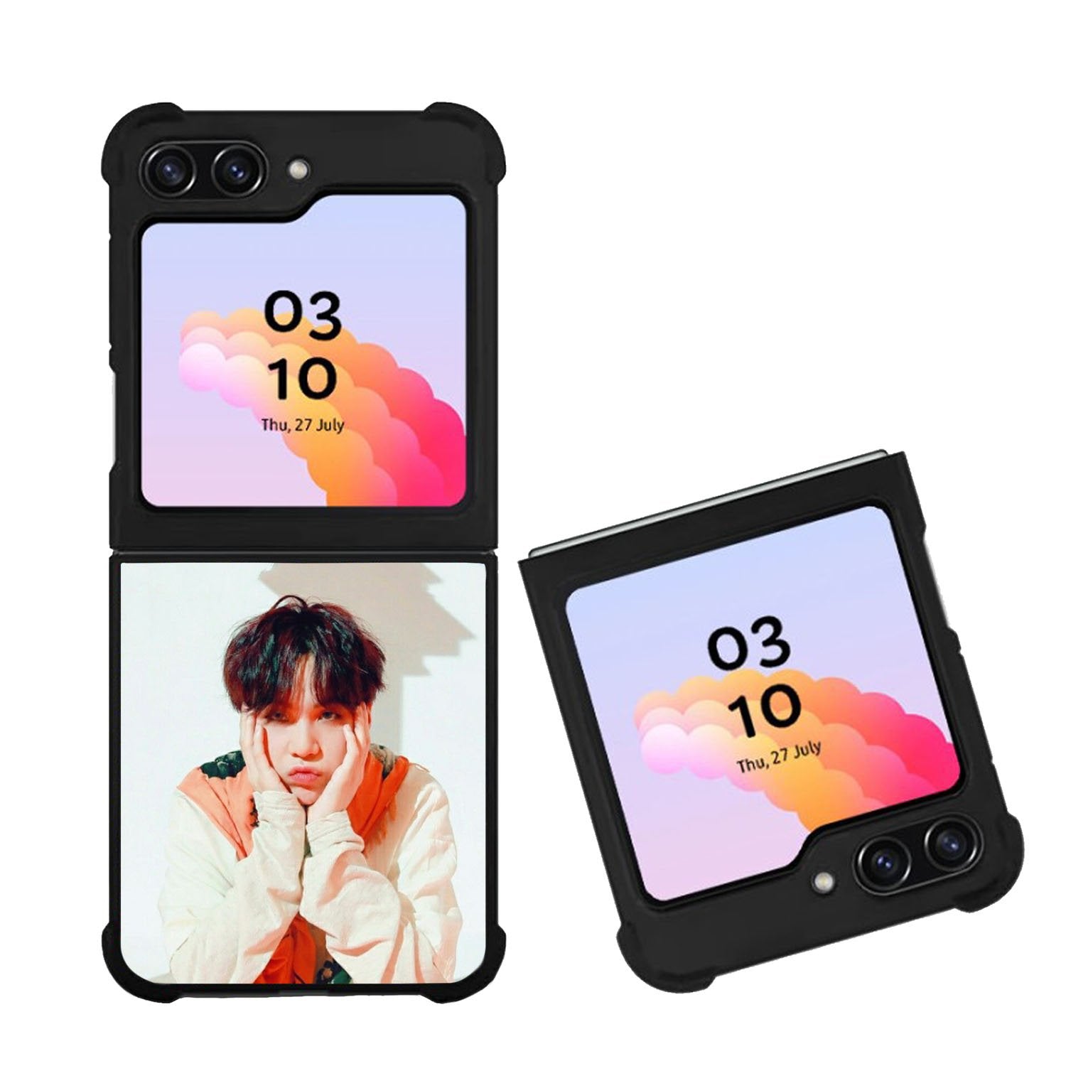 BTS Suga Wallpaper Case Samsung Galaxy Z Flip 5 5G BC2268