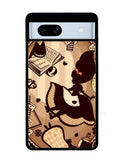 Alice in Wonderland Brown Google Pixel 7A Case