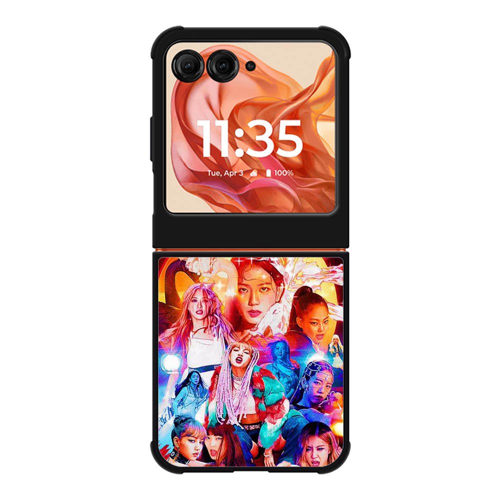 Blackpink Drawing Motorola Moto Razr 2025/2024 , Moto Razr 60/50 Case BC2256