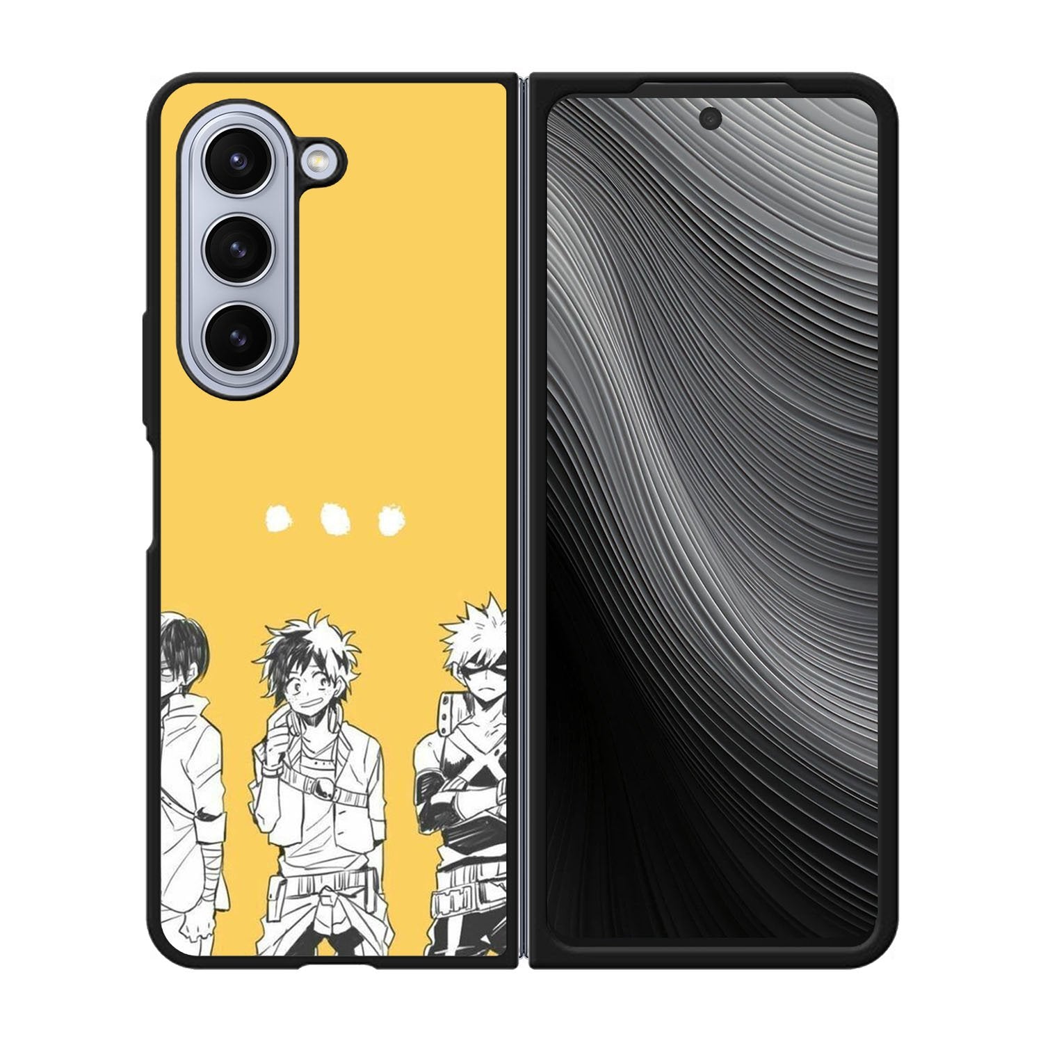 Trio Boku no Hero Academia Case Samsung Galaxy z Fold 5 5G BC1986