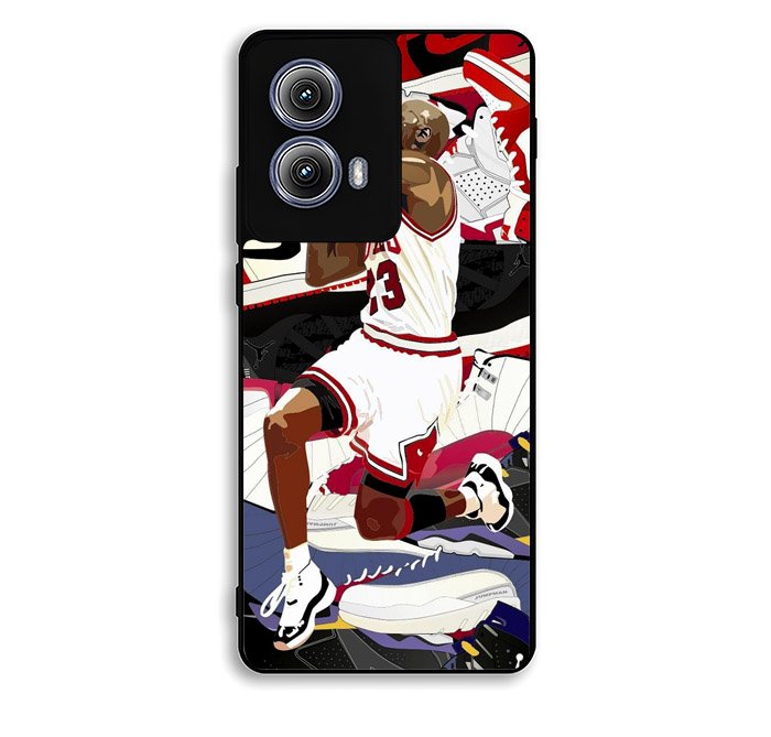 Michael Jordan 23 Motorola Moto Edge 2024 Case FE5376