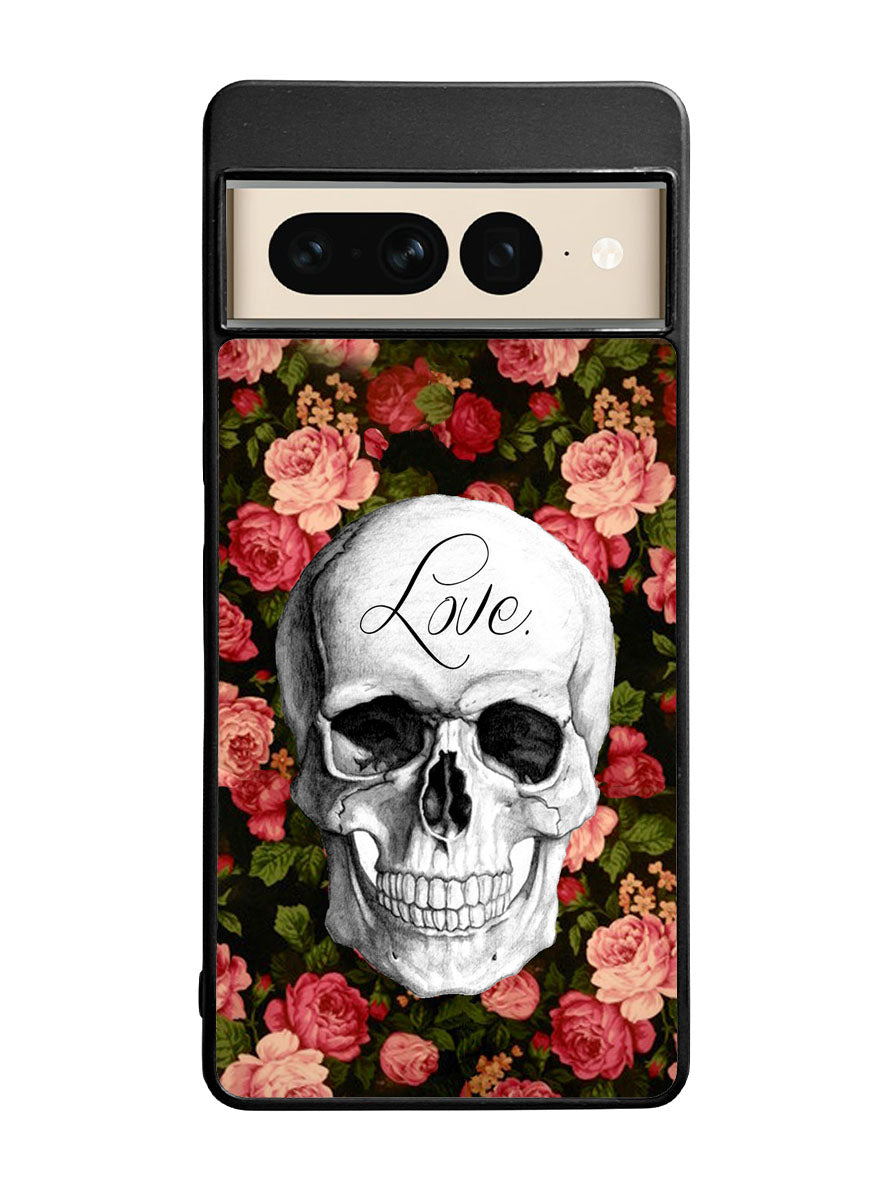 Rose Skull Google Pixel 7 Pro Case