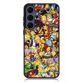 The Simpsons Collage Samsung Galaxy S25 FE Case BC2010