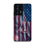 New England Patriots American Logo Motorola Moto G Power 5G 2024 Case BC2082