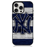 New York yankees wood Logo Case iPhone 16 Pro Max BC2087