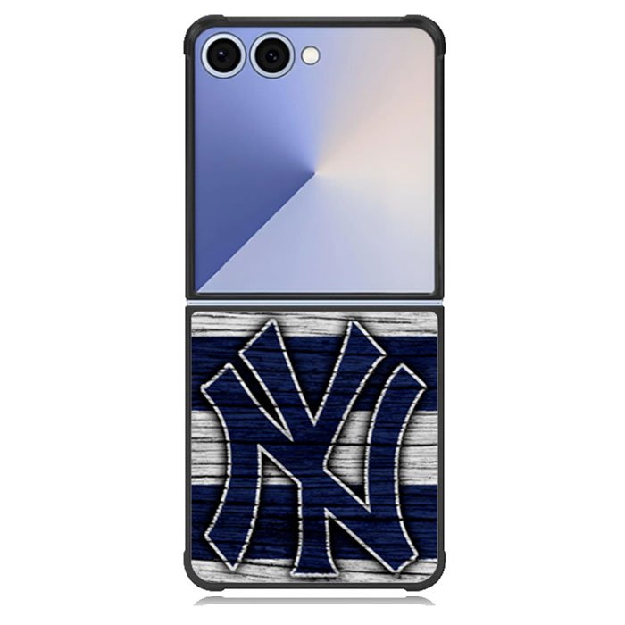 New York yankees wood Logo Samsung Galaxy Z Flip 7 Case BC2087