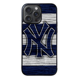 New York yankees wood Logo Case iPhone 15 Pro BC2087