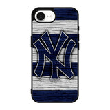 New York yankees wood Logo iPhone 16e Case BC2087