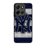 New York yankees wood Logo Motorola Moto G 5G 2025 Case BC2087