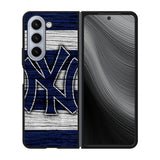 New York yankees wood Logo Case Samsung Galaxy z Fold 5 5G BC2087