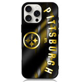 Pittsburgh NFL Gold Case iPhone 16 Pro Max BC2018