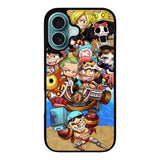 One Piece Around The World Case iPhone 16 Plus BC2098