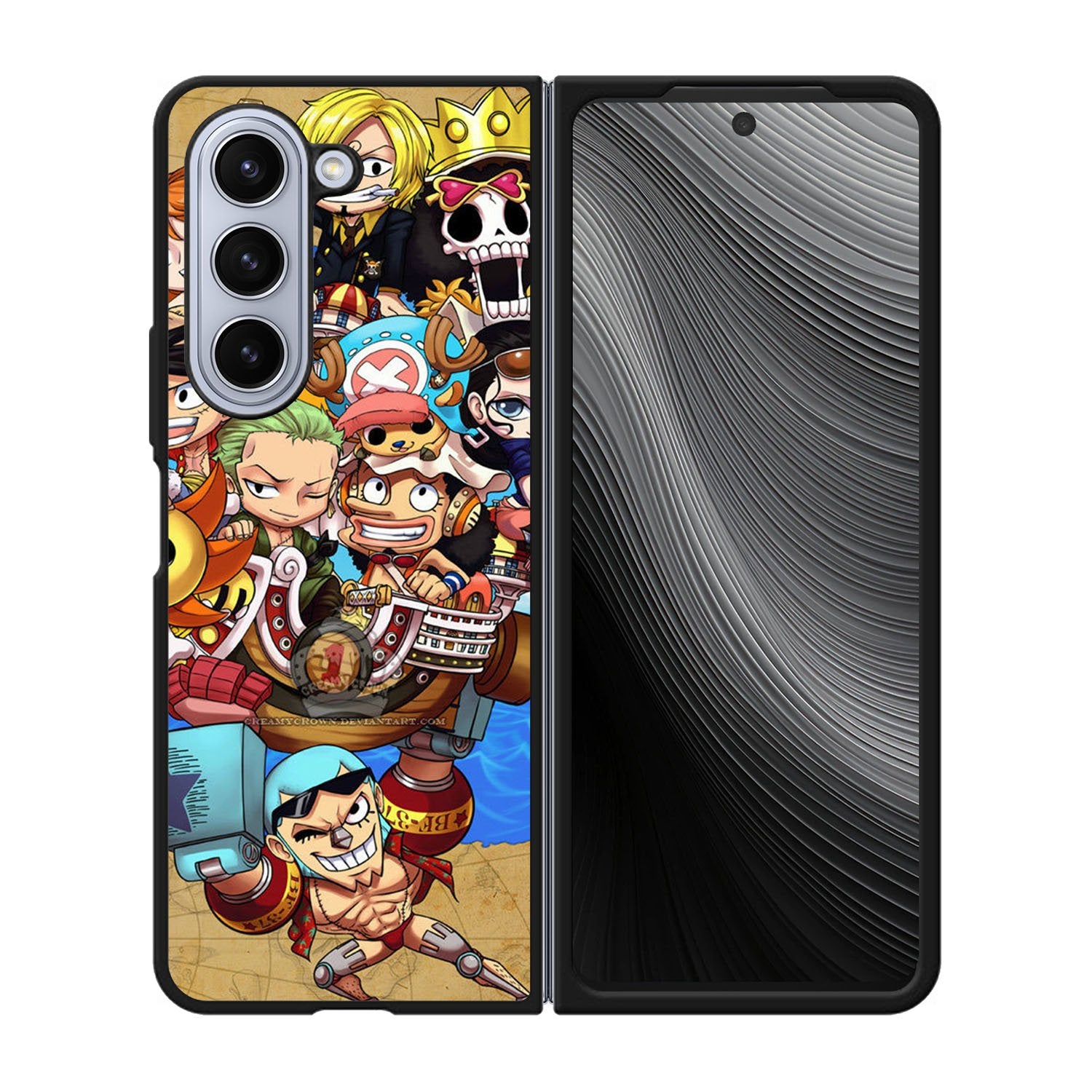 One Piece Around The World Case Samsung Galaxy z Fold 5 5G BC2098