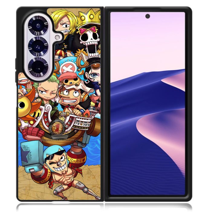 One Piece Around The World Samsung Galaxy Z Fold 7 5G Case BC2098
