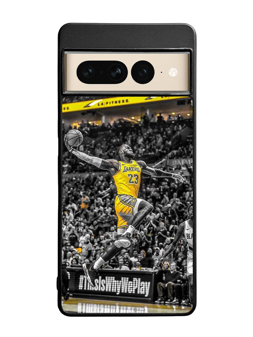 La Lakers Slam Dunk Google Pixel 7 Pro Case