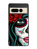 Sugar Skull Acrylic Paintin Google Pixel 7 Pro Case