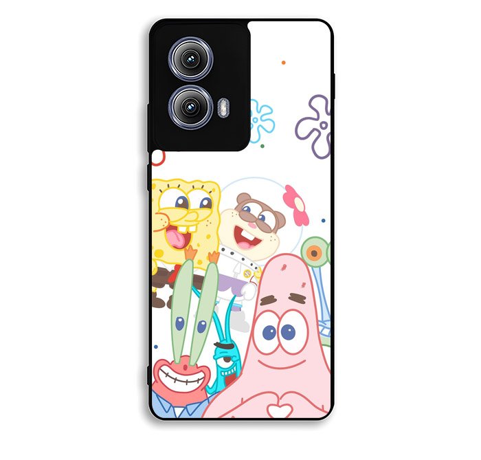 Spongebob Friends Happy Motorola Moto Edge 2024 Case FE8023