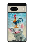 Moana Pua Pig Heihei Beach Google Pixel 7 Case
