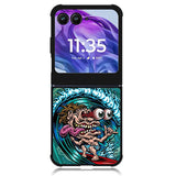 Skateboard Art Surfing Motorola Moto Razr 2024 , Moto Razr 50 Case