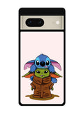 Baby Yoda and Stitch Google Pixel 7 Case