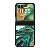 Marble green Motorola Moto RAZR 2025 Case FE0421