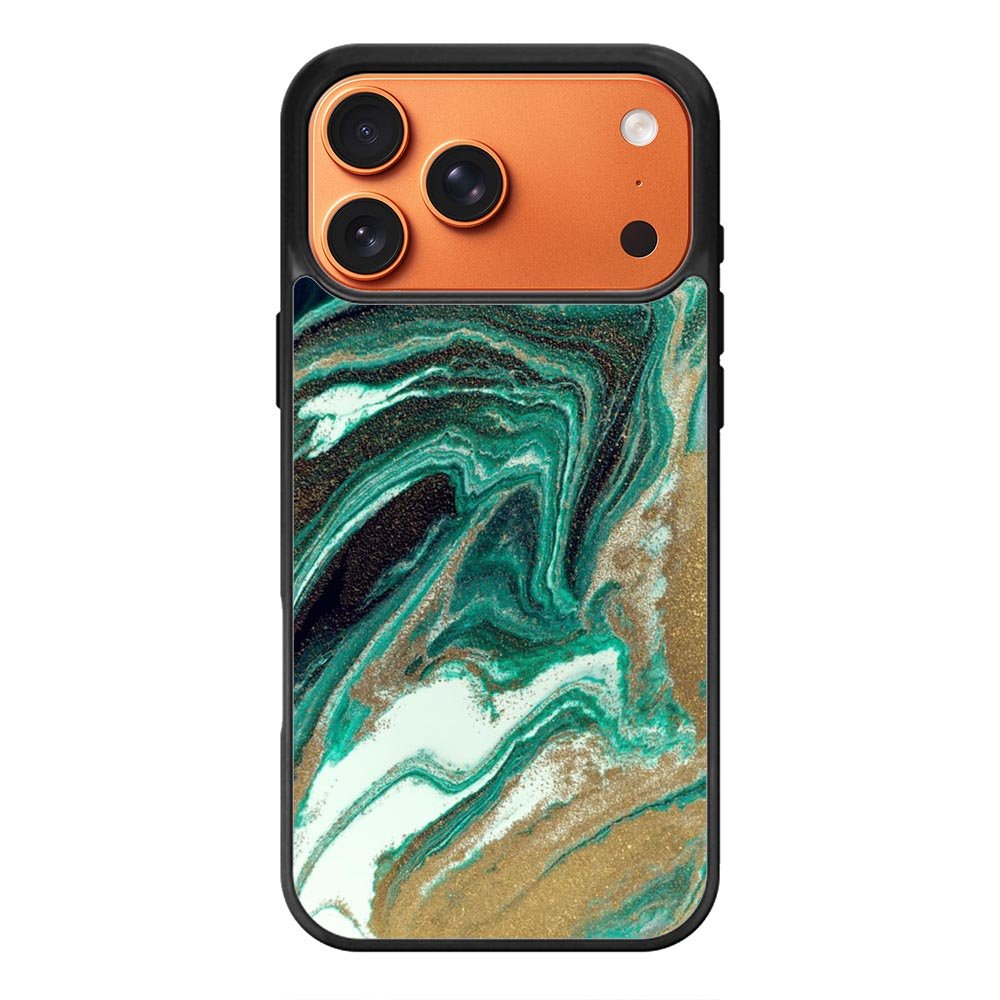 Marble green iPhone 17 Pro Case FE0421