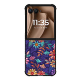 Flower violet 3D Motorola Moto RAZR Plus 2025 Case FE0282