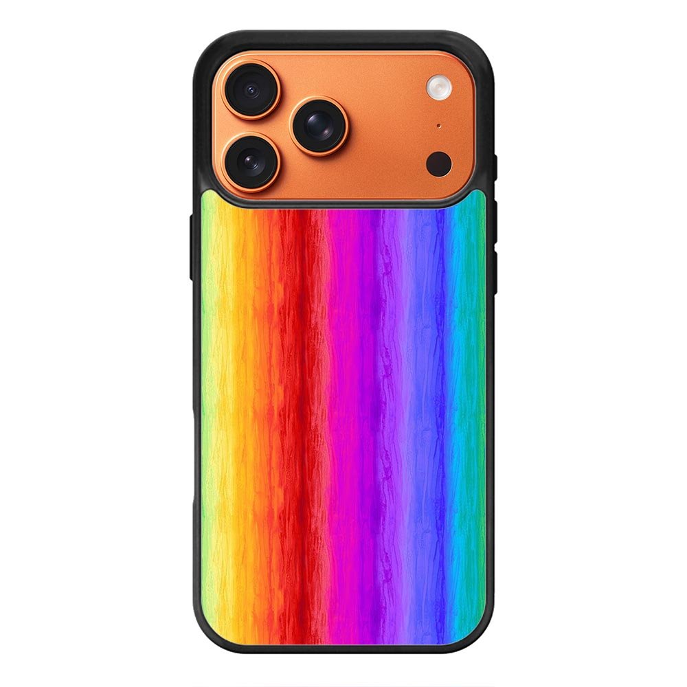 rainbow wood iPhone 17 Pro Max Case FE0530