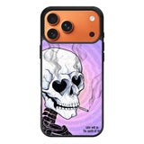 A skull falls in love iPhone 17 Pro Case FE0002