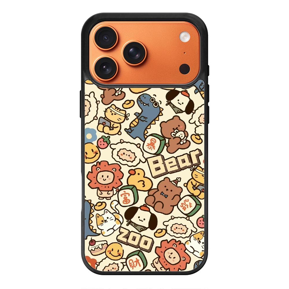 Zoo animals iPhone 17 Pro Case FE0669