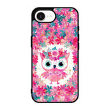 Cute Pink Floral Owl iPhone 17e Case FE0195