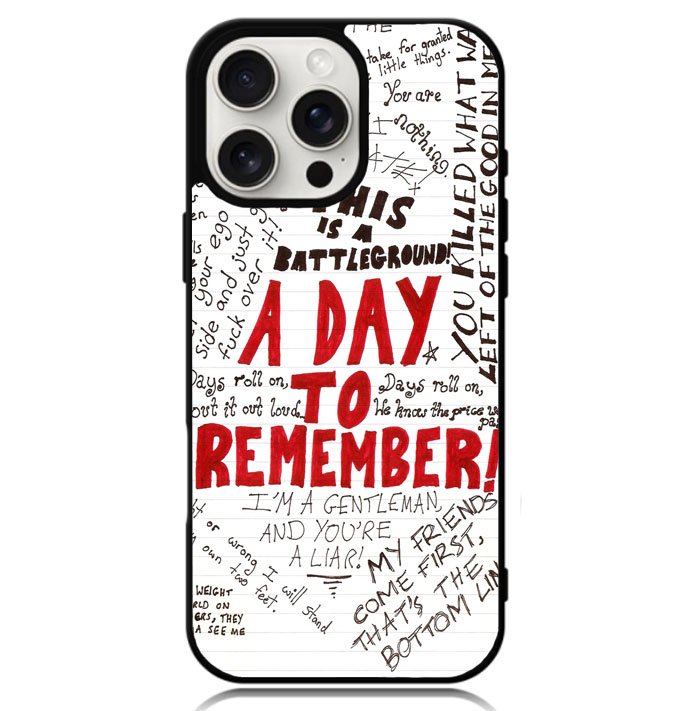 A Day To Remember WALLPAPER Case iPhone 16 Pro Max BC2789