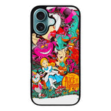 Alice In Wonderland Illustration Design Case iPhone 16 Plus BC2786